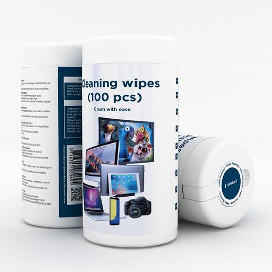 Gembird LCD Clean Wipes 100 Pack