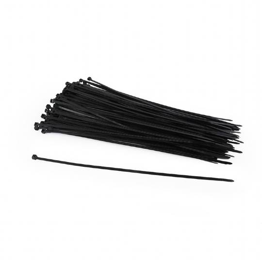 Brides de Gembird 100 unitats de 250 x3,6 mm de color negre