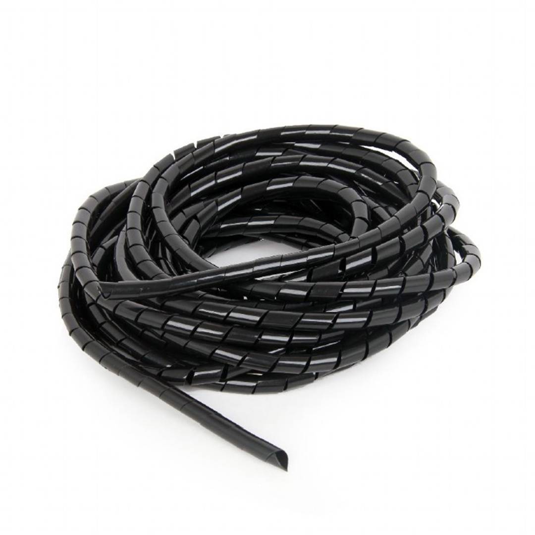 Organizador de cabos Gembird 12mm 10m cor preta