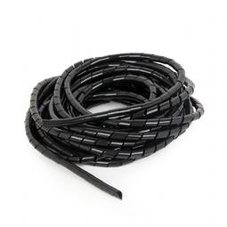 Organitzador de cables Gembird de 12mm de 10m color negre