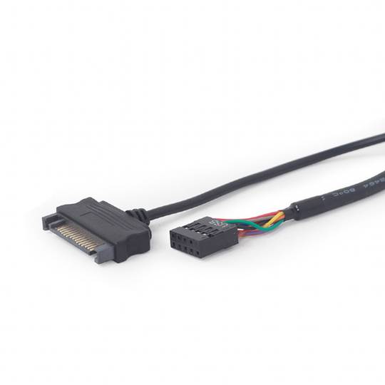Lettore di schede interno nero all-in-one Gembird con porta SATA