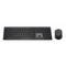 Gembird Black Slim Professional Backlit Wireless Keyboard and Mouse Kit