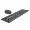 Gembird Black Slim Professional Backlit Wireless Keyboard and Mouse Kit