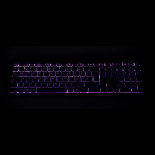 Gembird Black Slim Professional Backlit Wireless Keyboard and Mouse Kit