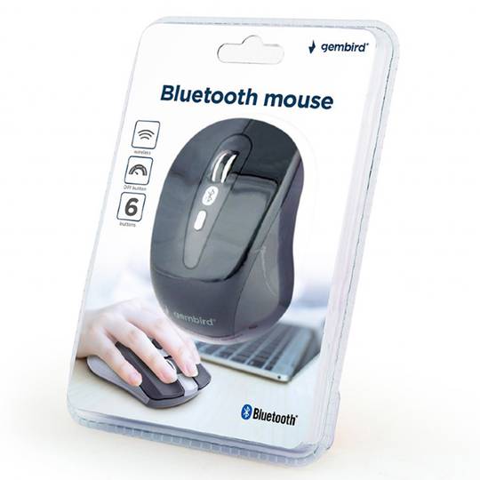 Gembird Bluetooth 6-button mouse black
