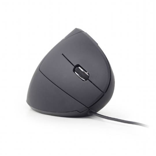 Mouse ergonomico Gembird 3200 DPI con 6 pulsanti in nero