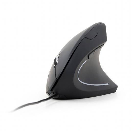 Mouse ergonomico Gembird 3200 DPI con 6 pulsanti in nero