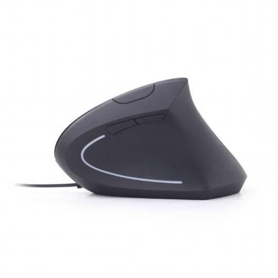 Mouse ergonomico Gembird 3200 DPI con 6 pulsanti in nero