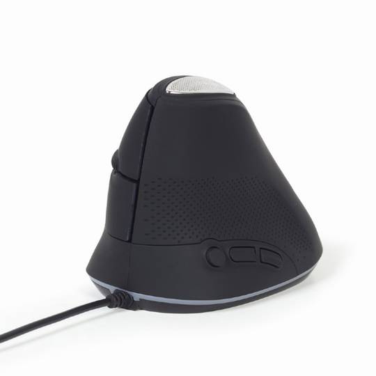 Gembird Ergonomic 6-Button Wired Optical Mouse in Gray