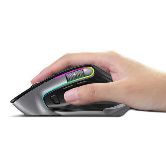 Gembird Wireless Rechargeable 9-Button Gaming Mouse with RGB.