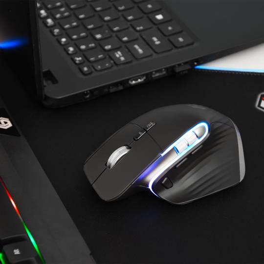 Gembird Wireless Rechargeable 9-Button Gaming Mouse with RGB.