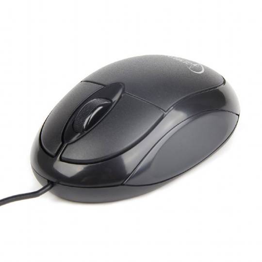 Gembird USB 1000 DPI Optical Mouse with 3 Buttons in Black