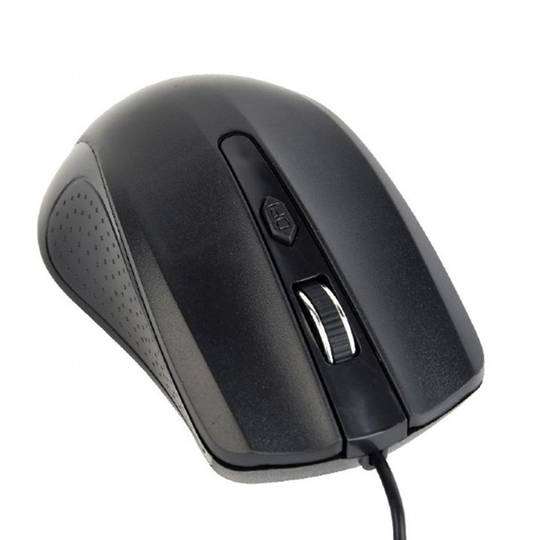 Gembird USB 1200 DPI Optical Mouse with 4 Buttons in Black