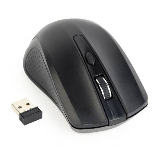 Rato óptico sem fios Gembird preto