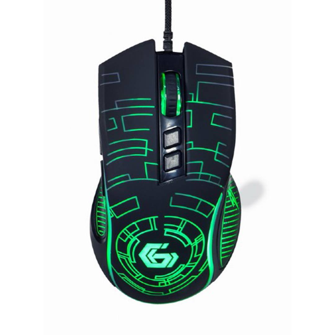 Mouse da gioco LED cablato USB Gembird nero