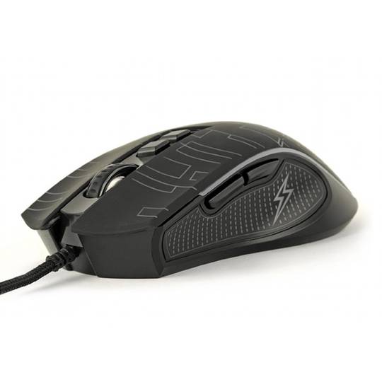 Mouse da gioco LED cablato USB Gembird nero