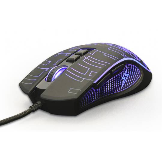 Mouse da gioco LED cablato USB Gembird nero