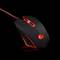 Mouse da gioco Gembird USB nero e rosso