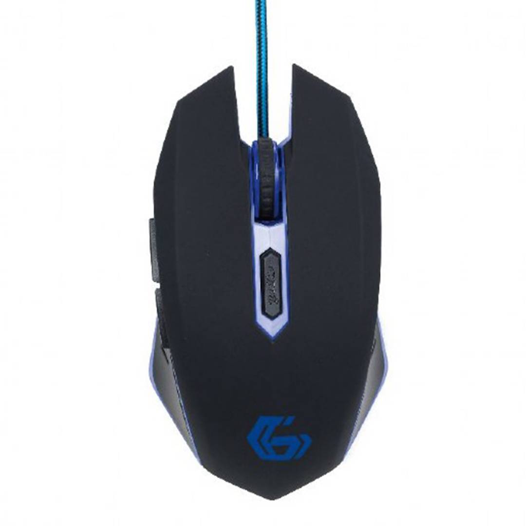 Mouse da gioco Gembird USB nero e blu