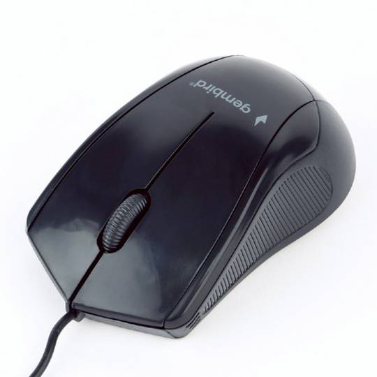 Gembird 1000 DPI USB mouse with 3 buttons in black color