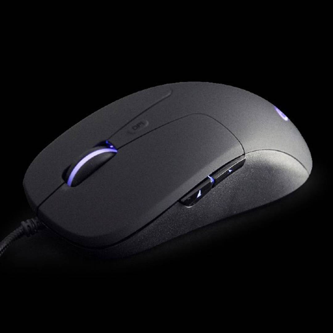 Gembird USB Illuminated Mouse with 6 buttons and 2400 DPI in black color