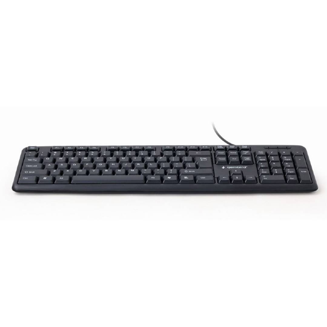 Gembird USB Keyboard with US Layout in Black