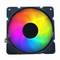 Ventoinha de resfriamento de CPU Gembird 12 cm 100 W com LED multicolorido de 4 pinos