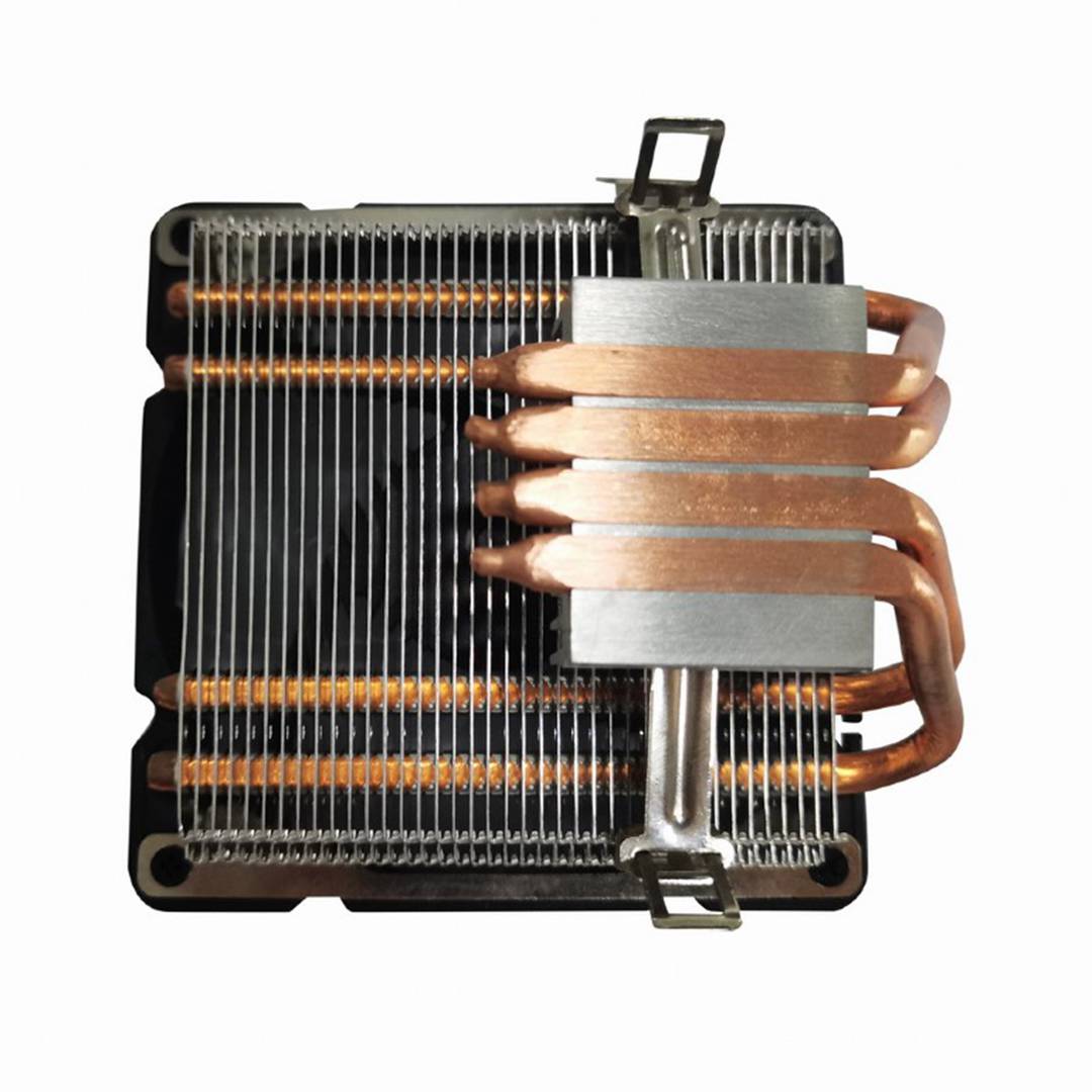 Ventoinha de resfriamento de CPU Gembird 12 cm 100 W com LED multicolorido de 4 pinos