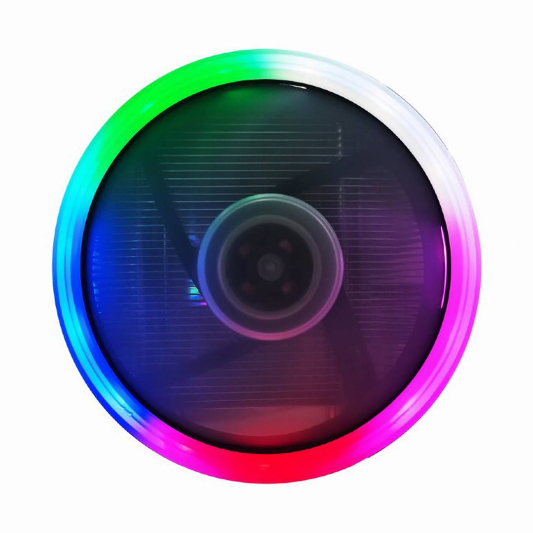 Gembird 12cm CPU Cooling Fan with 75W Multi-Color LED 4-Pin