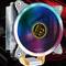 Gembird 12cm 150W Power CPU Cooling Fan with 4-Pin Multicolor LED