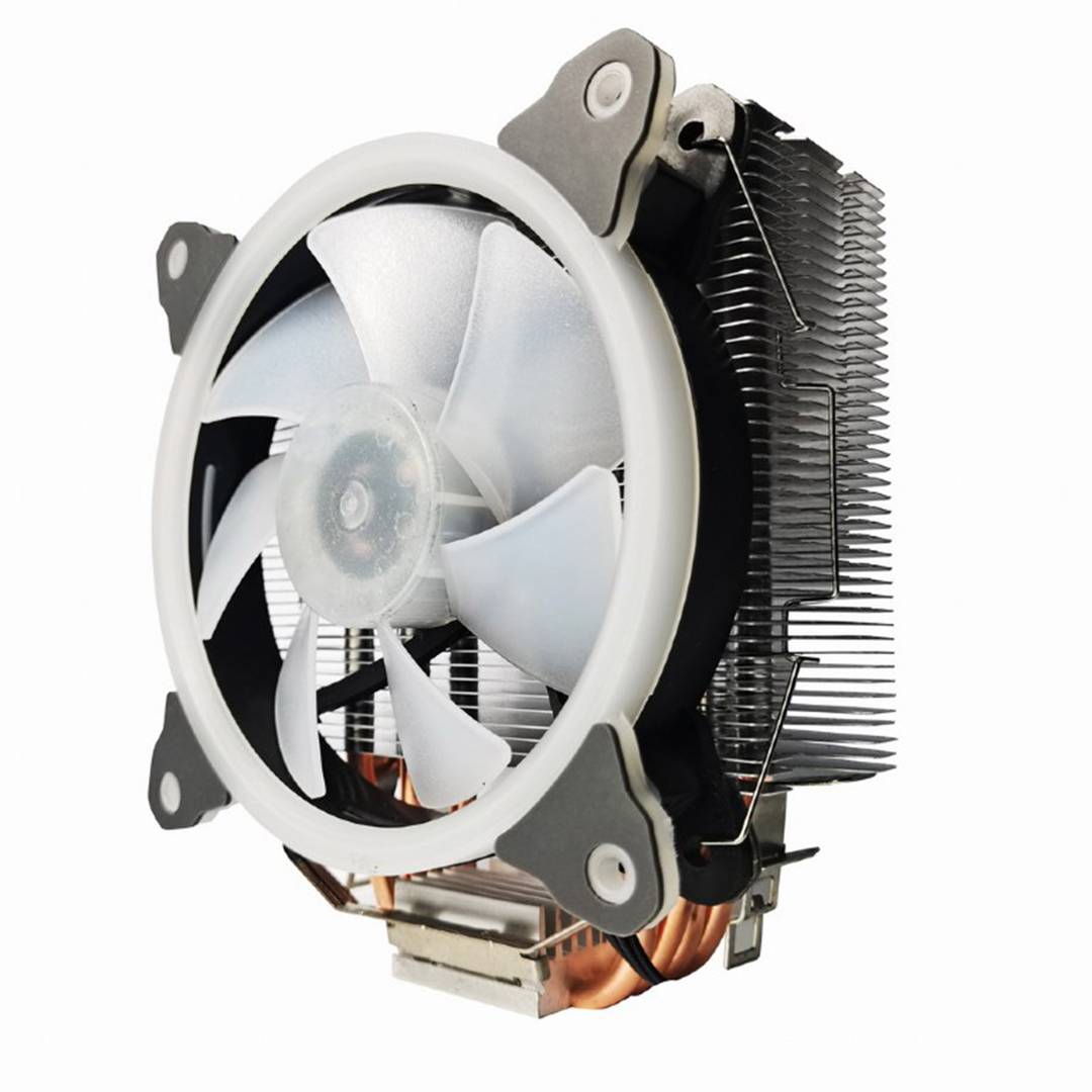 Gembird 12cm 150W Power CPU Cooling Fan with 4-Pin Multicolor LED