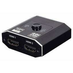 Sélecteur Gembird bidirectionnel HDMI 4K à 2 ports
