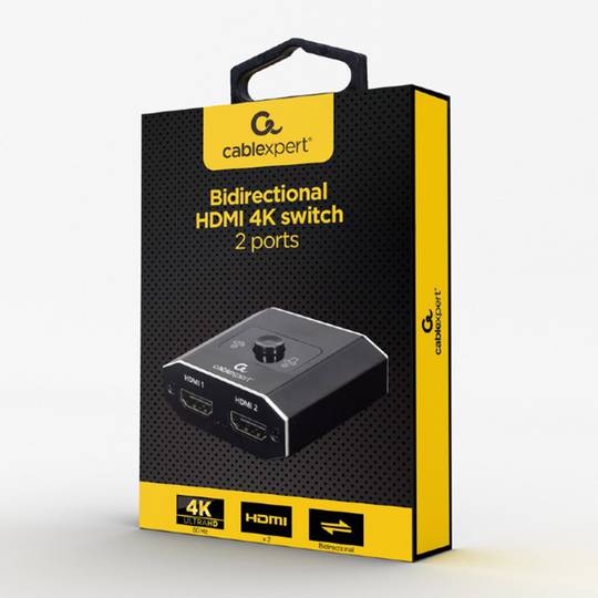 2-Port 4K HDMI Bi-Directional Gembird Selector