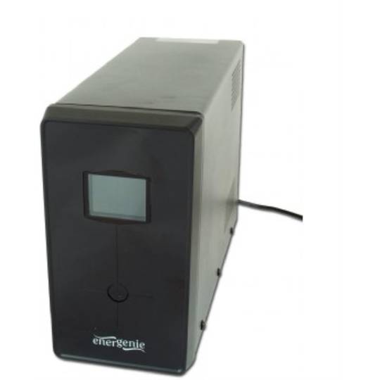 Gembird USB LCD UPS 1200VA Zwart EG-UPS-033