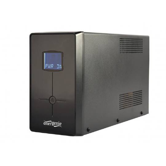 UPS with LCD display and USB 1500 VA black color EG-UPS-035