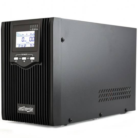 Gembird 1000VA Pure Sine Wave USB LCD UPS Black EG-UPS-PS1000-01