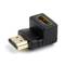 Gembird A-HDMI90-FML HDMI female to HDMI male adapter down angled