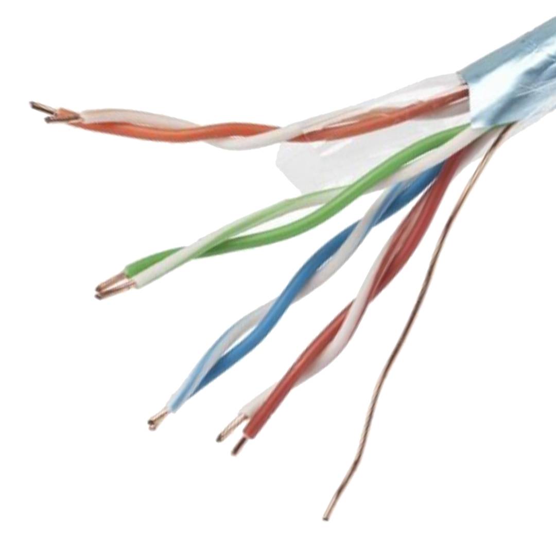 100 m gray FPC-5004E-SOL/100 Cat. 5e FTP CCA ethernet network cable reel