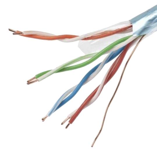 100 m gray FPC-5004E-SOL/100 Cat. 5e FTP CCA ethernet network cable reel