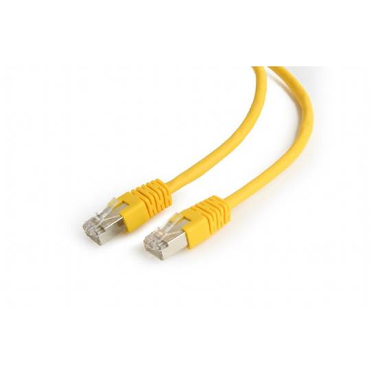 Netzwerkkabel FTP Cat6 LSZH gelb 0,25 m Gembird PP6-0,25M/Y