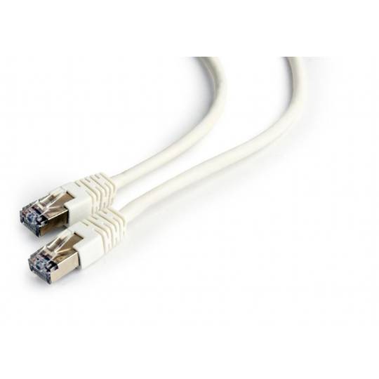 Cat. 6 FTP Ethernet Network Cable 0.25m White PP6-0.25M/W - Cablematic
