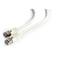Câble réseau Ethernet LAN FTP RJ45 Cat6 blanc 0.25m Gembird PP6-0.25M/W