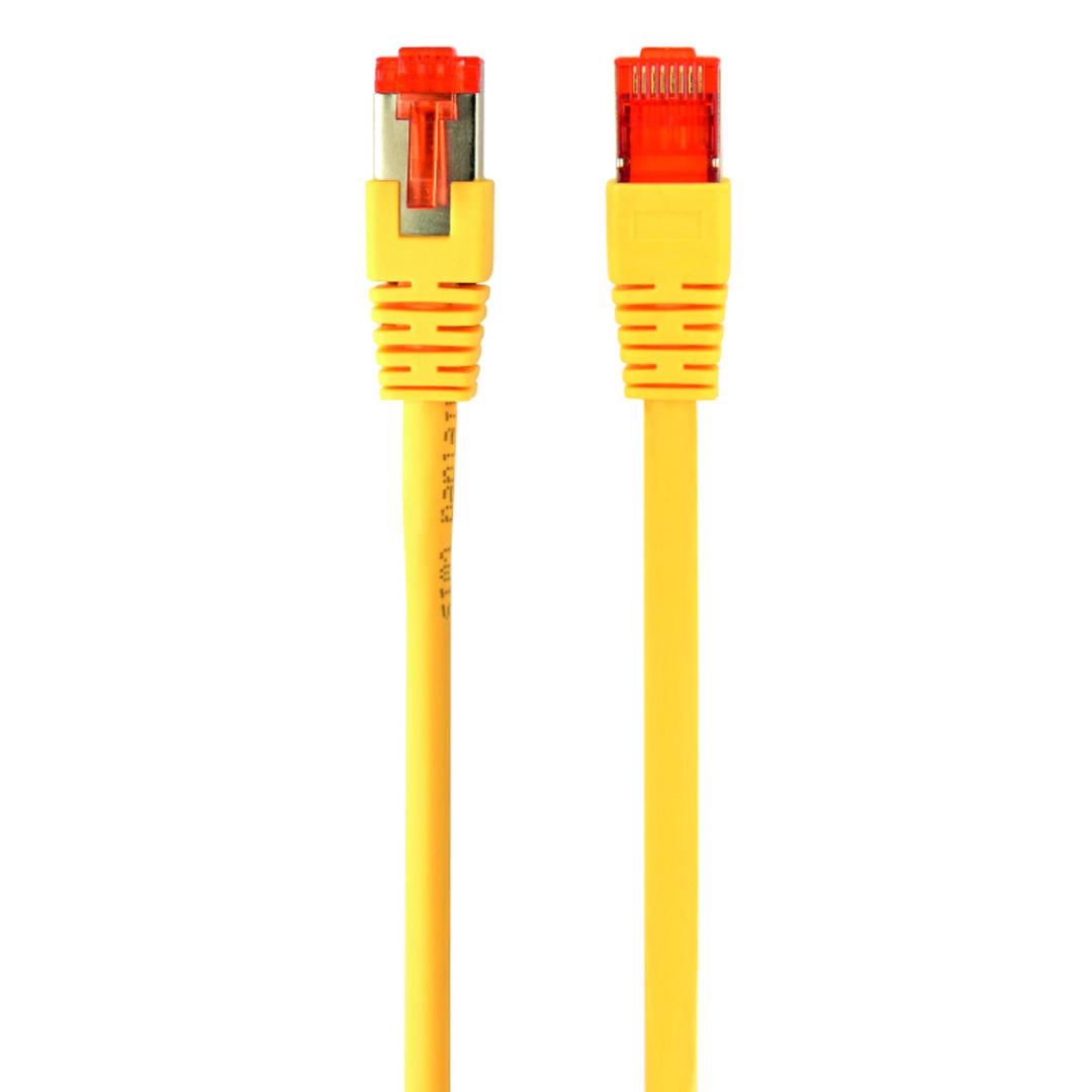 Cable de red ethernet LAN S/FTP LSZH RJ45 Cat6a amarillo 10 m Gembird PP6A-LSZHCU-Y-10M