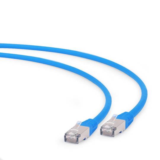 Cavo di rete Ethernet LAN S/FTP LSZH RJ45 Cat6a blu 1.5 m Gembird PP6A-LSZHCU-B-1.5M