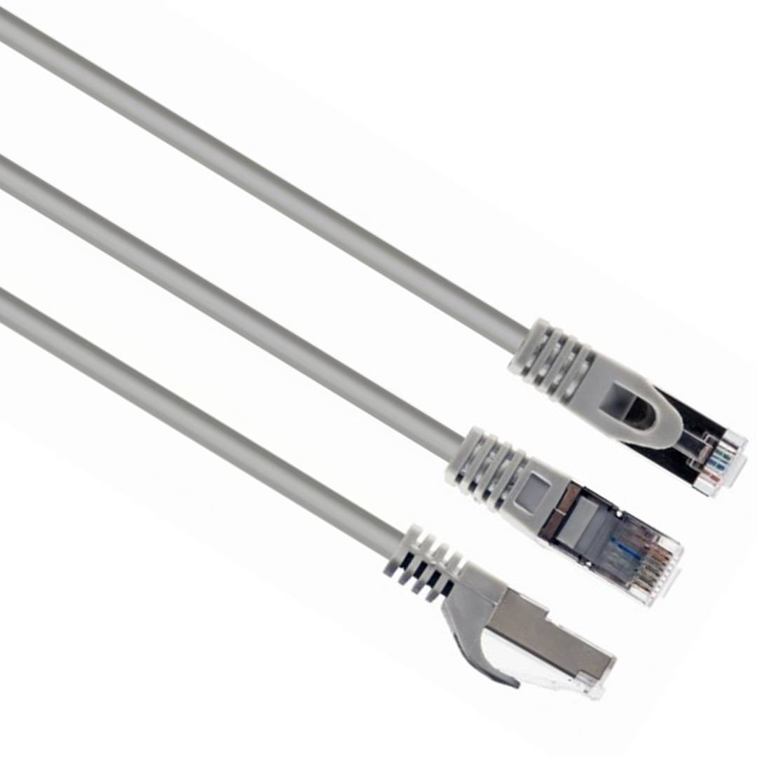 Cat. 6a FTP Ethernet Netzwerkkabel 50m Grau PP6A-LSZHCU-50M