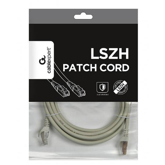 Cat. 6a FTP Ethernet Netzwerkkabel 50m Grau PP6A-LSZHCU-50M
