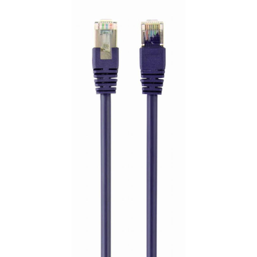 Cabo de rede Ethernet FTP roxo Cat. 6 de 0,5 m PP6A-LSZHCU-V-0,5M