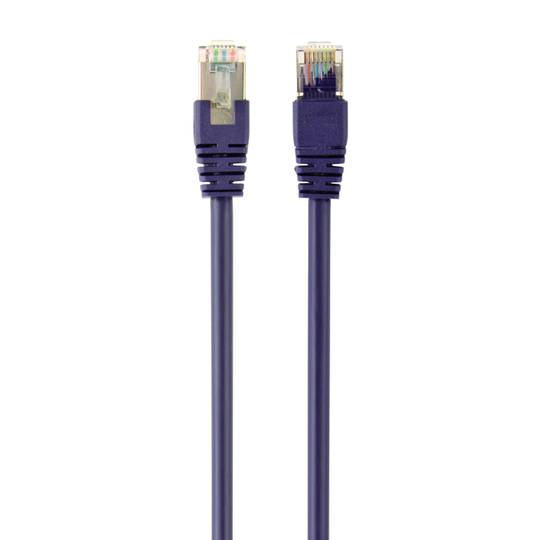 1 m Kat. 6 FTP-Ethernet-Netzwerkkabel lila PP6A-LSZHCU-V-1M