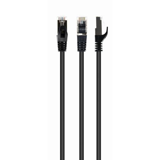 Ethernet-Netzwerkkabel LAN S/FTP LSZH RJ45 Cat6a schwarz 10 m Gembird PP6A-LSZHCU-BK-10M