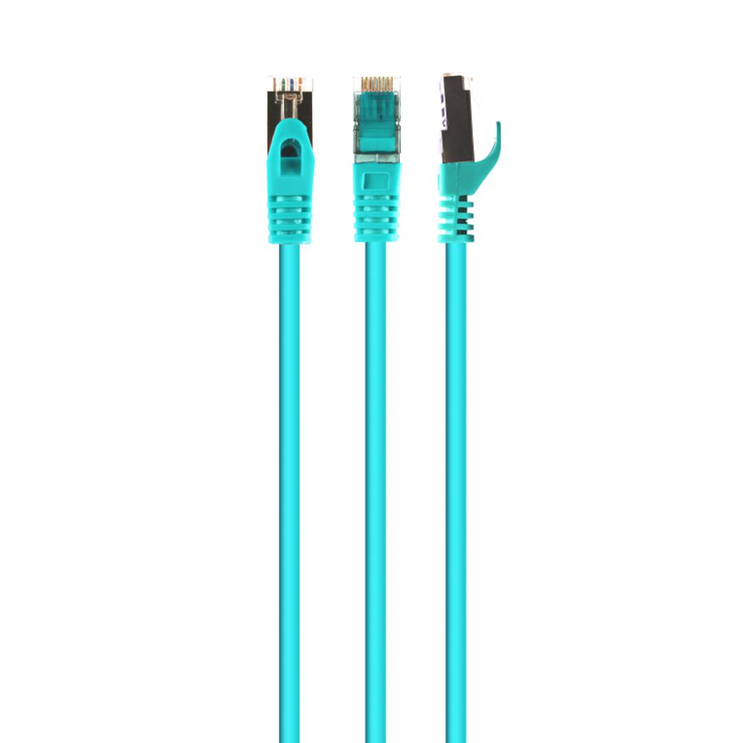 Cable de xarxa ethernet LAN S/FTP LSZH RJ45 Cat6 verd 1 m Gembird PP6A-LSZHCU-G-1M